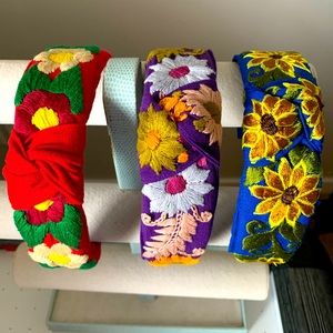 3 gorgeous handmade headbands!!